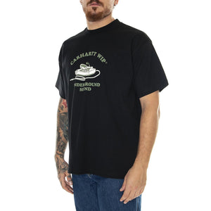 S/S Underground Sound T-Shirt Black - Maglietta Girocollo Uomo Nera I032423.89XX  CARHARTT WIP 