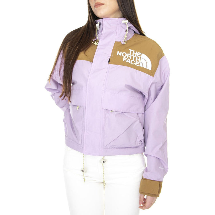 W 86 Low-Fi Hi-Tek Mountain Short Jacket Lupine / Utility Brown - Giacca Donna Viola NF0A7ZYTYK51  THE NORTH FACE 