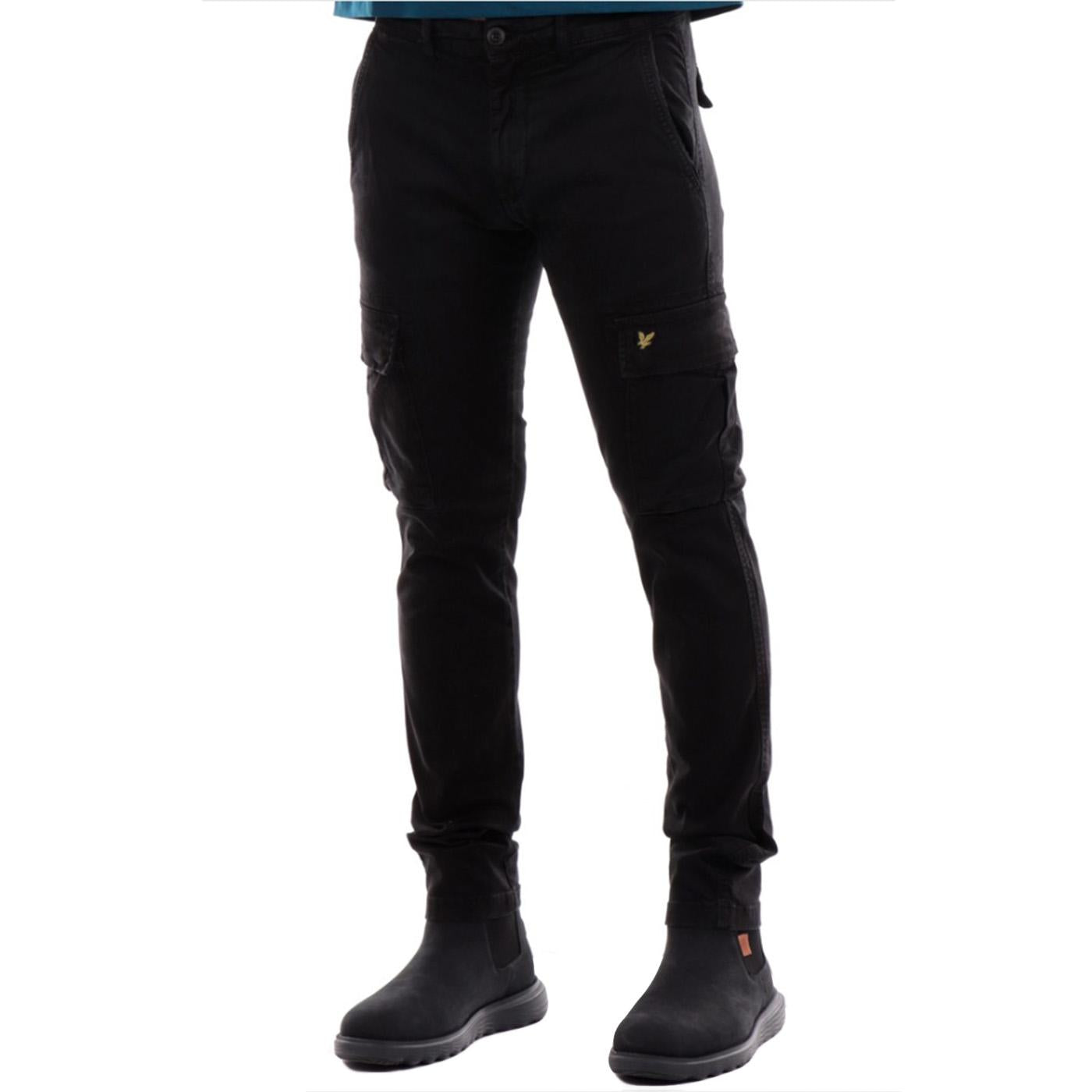 Cargo Pant Black - Pantaloni Cargo Uomo Neri TR004IT-BK  LYLE & SCOTT 