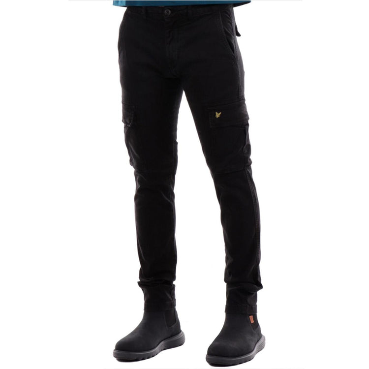 Cargo Pant Black - Pantaloni Cargo Uomo Neri TR004IT-BK  LYLE & SCOTT 
