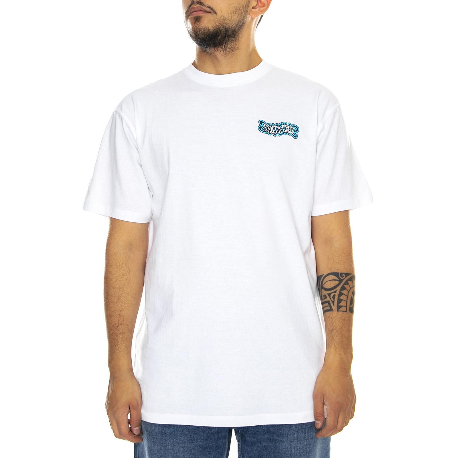  Dressen Roses Tee White  SANTA CRUZ 