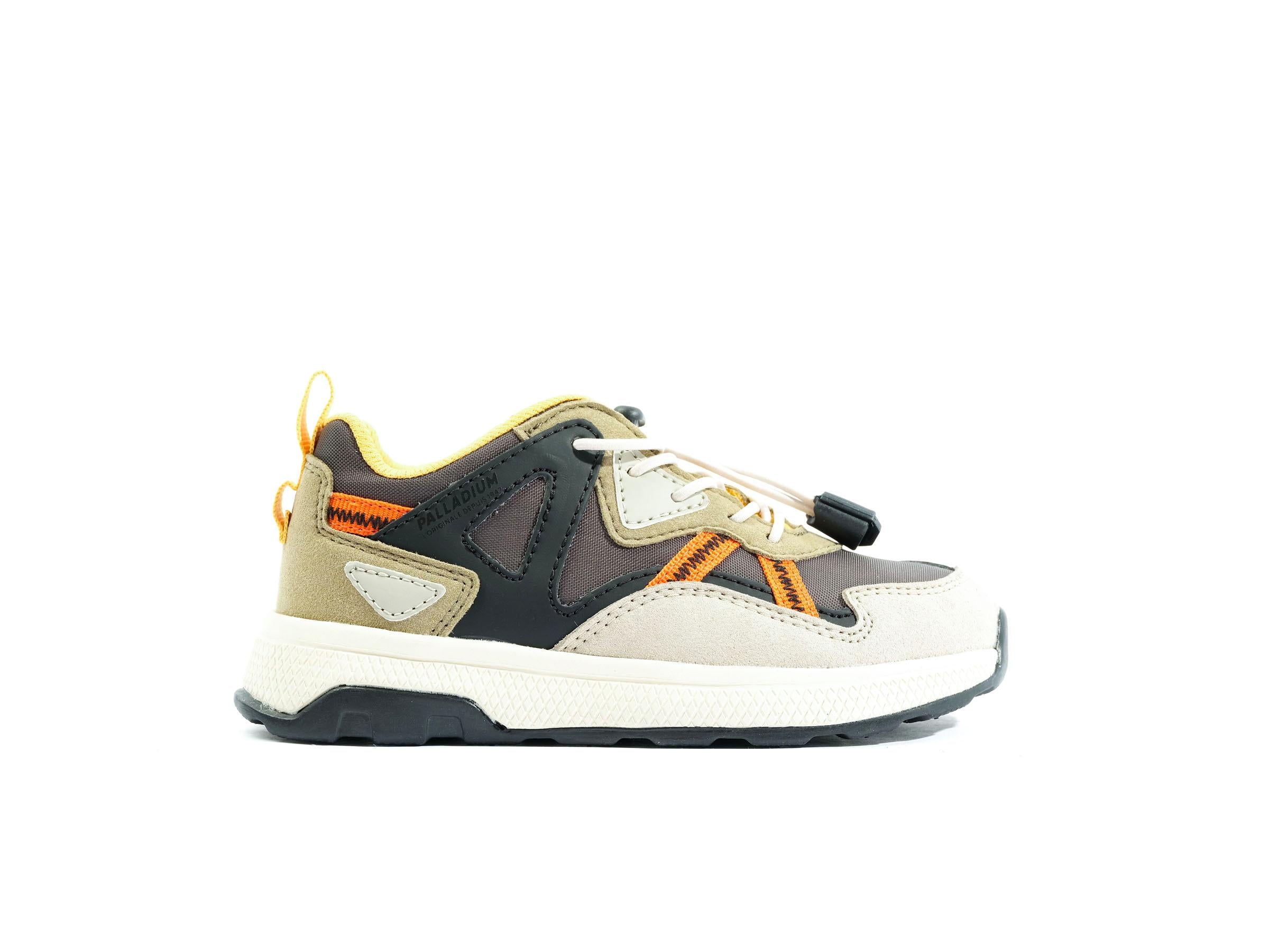 Ax-Eon Looutcity Dusky Green - Scarpe Stringate Profilo Basso Bambino Multicolore PAK58885-377-M  PALLADIUM 