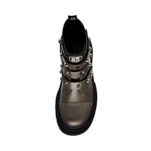 High-Level Pewter Leather - Stivali Donna Grigi SMSHIGH-LEVEL-617  STEVE MADDEN 