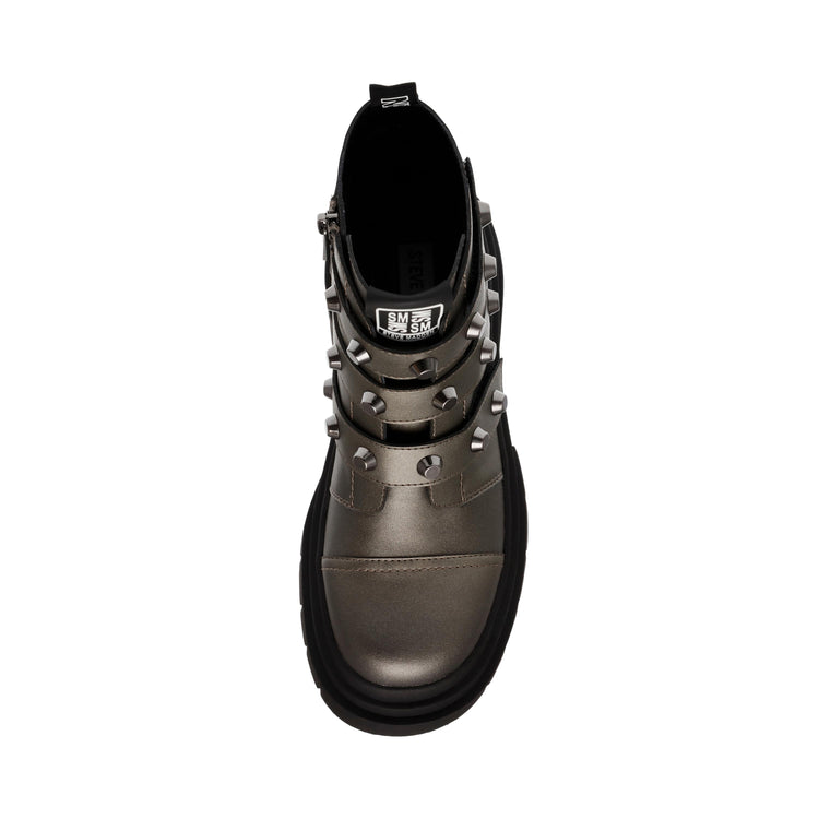 High-Level Pewter Leather - Stivali Donna Grigi SMSHIGH-LEVEL-617  STEVE MADDEN 