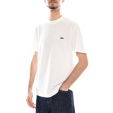 T-Shirt - Lacoste Herren-Rundhals-T-Shirt Weiß Herren LACOSTE