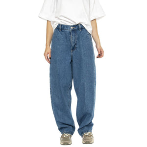 Obey Lily Carpenter Denim Light Indigo - Pantaloni Denim Jeans Donna Blu 242010052-LIN  OBEY 