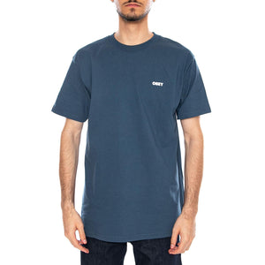OBEY KNOWLEDGE IS POWER TEE Harbour Blue - Maglietta Girocollo Uomo Blu 165264298 HBU OBEY 
