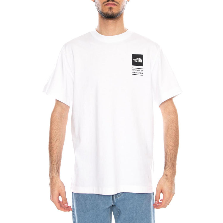 M BCD CEL RX SS Tee TNF White - Maglietta Girocollo Uomo Bianca NF0A8GAQ FN41 THE NORTH FACE 
