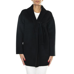 Cappotto Donna Nero Diamante Black Jacket 321SD35021-S3000  ALESSIA SANTI 