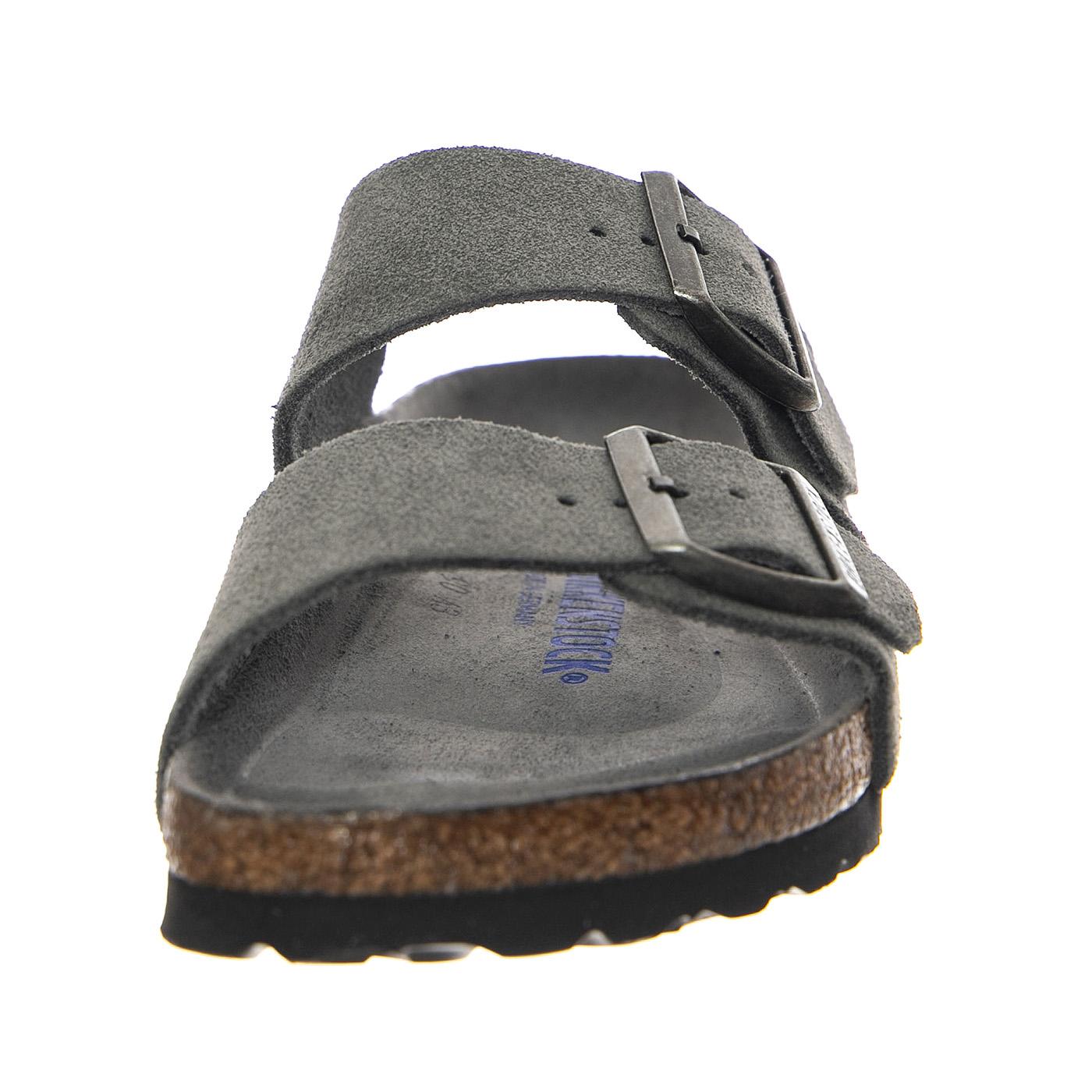 Autunno / Inverno - Arizona BS Basalt Gray Tonal FB Narrow Fit - Sandali Uomo Grigi - Calzata Stretta 1030912  BIRKENSTOCK 