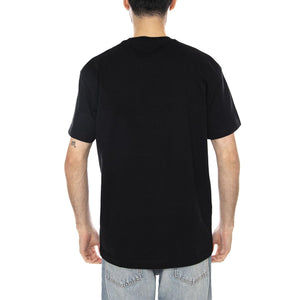 SS SMALL LOGO TEE BLACK - Maglietta Girocollo Uomo Nera 112376492 BLK LEE 