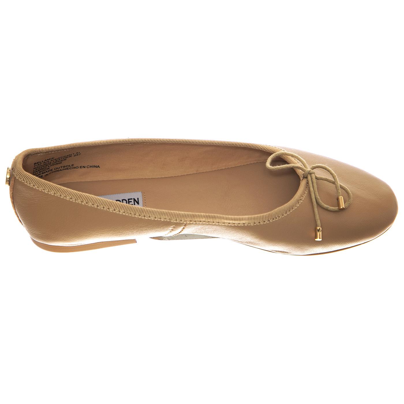 Bellamie Natural LE Sheep Nappa Lea - Scarpe Donna Beige SMSBELLAMIE-NAT  STEVE MADDEN 