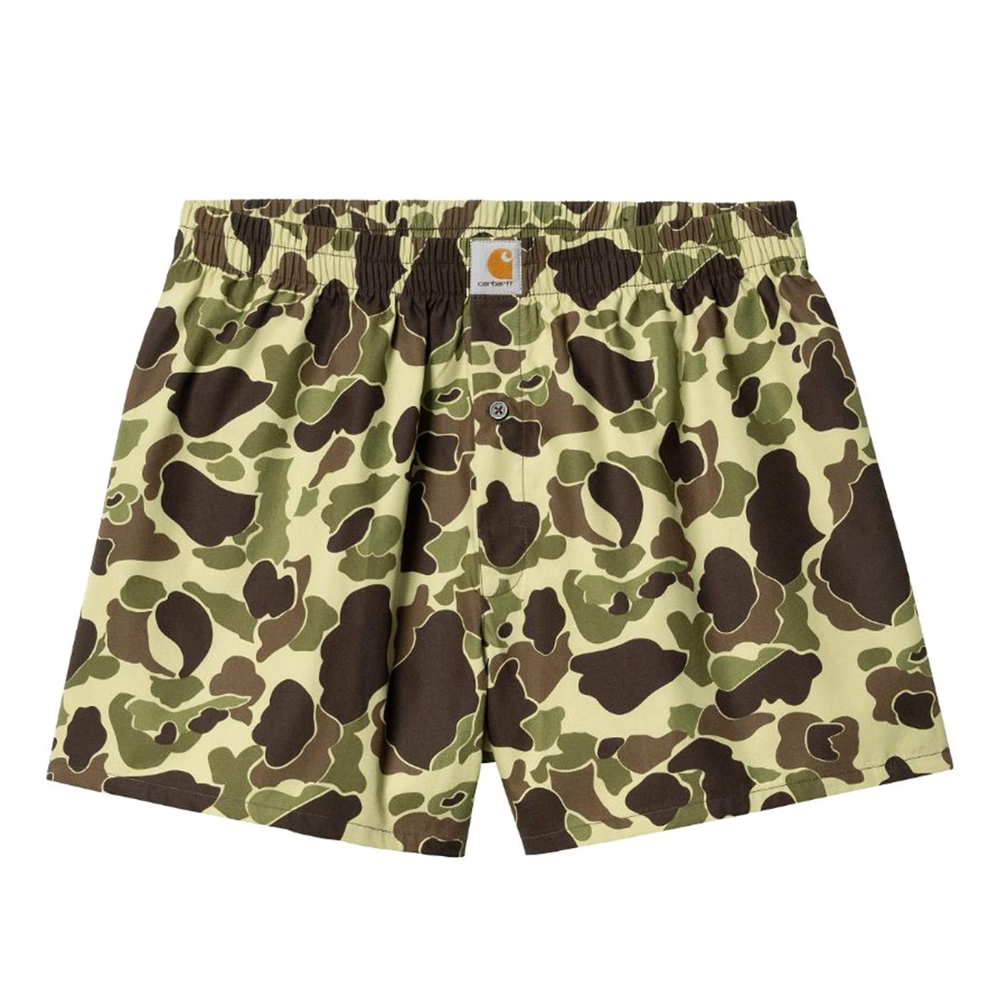 Cotton Boxer Camo Duck, Green - Boxer Uomo Camo Multicolore I032355.2EQXX  CARHARTT WIP 