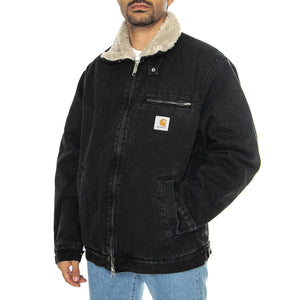 Herald Jacket Black / Wall stone washed - Giacca Uomo Nera I033765.2JQ06  CARHARTT WIP 