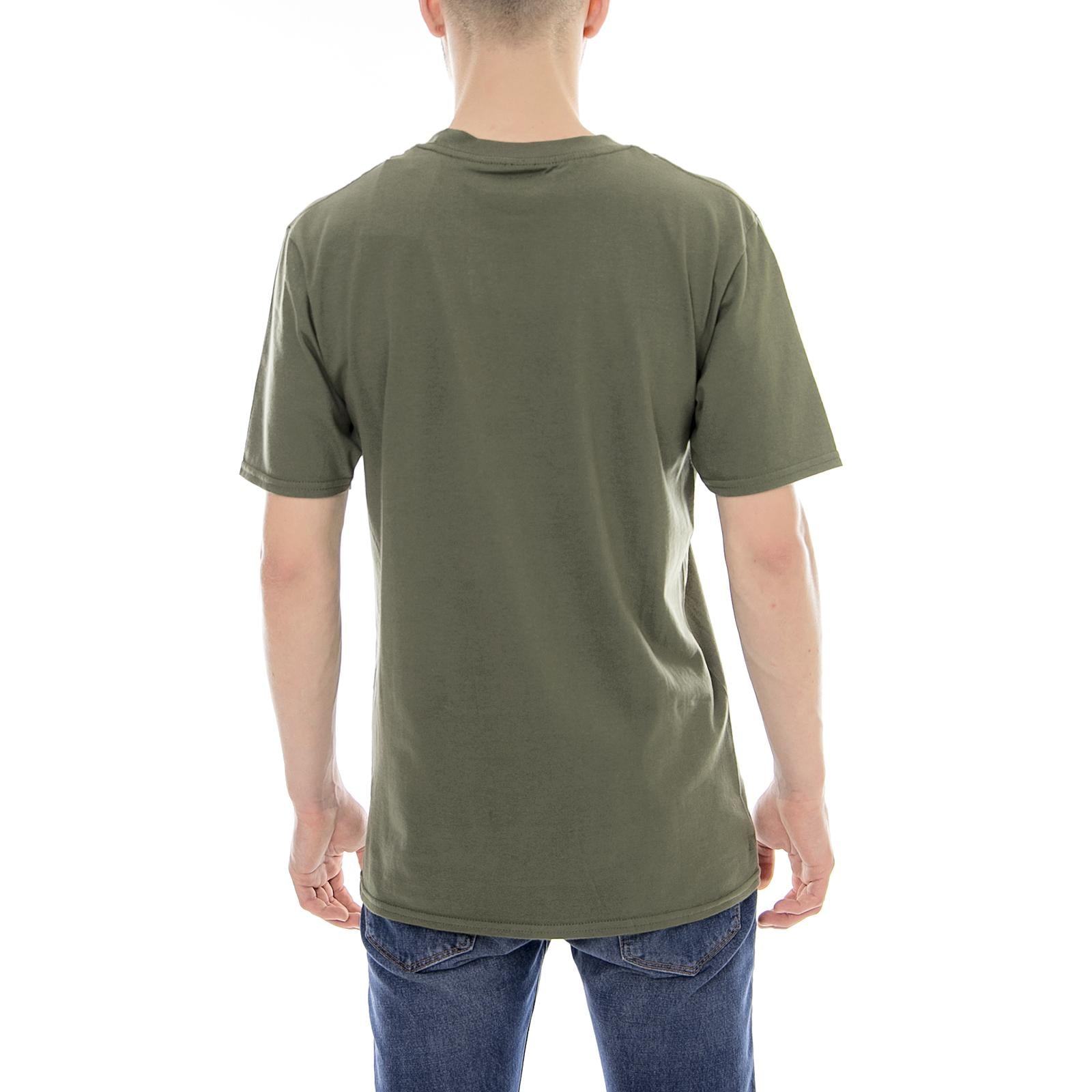 SELECT T-SHIRT MILITARY GREEN MTS018-MILITARY GREEN  C1RCA 