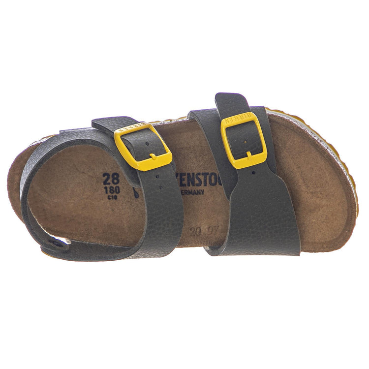 Kids New York Kids Birko Flor Desert Soil / Vibrant Gray Sandals - Regular Fit 1015754  BIRKENSTOCK 