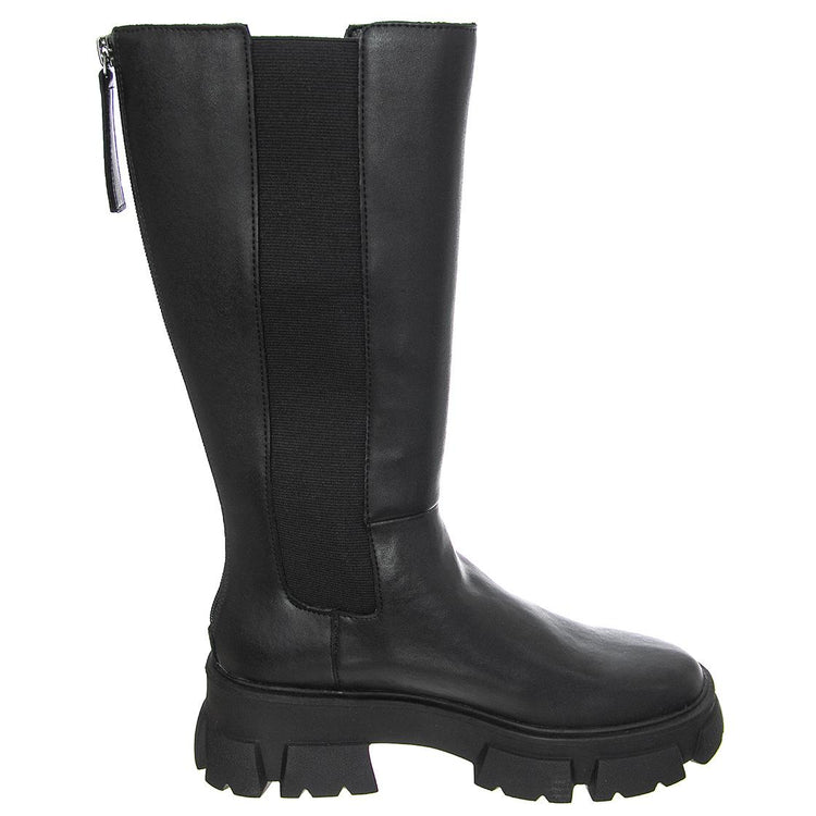 TRANSCEND BLACK LEATHER - Stivale Donna Nero SMSTRANSCEND-BLK . STEVE MADDEN 