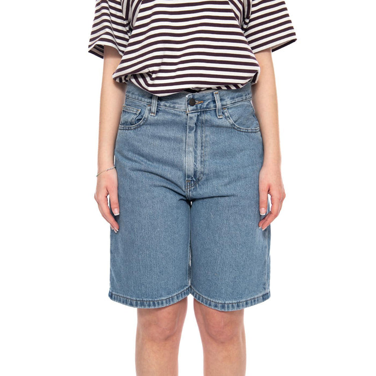 W' Brandon Short Blue - Pantaloncini Donna Blu I037021 0112 CARHARTT WIP 