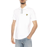 PLACKET TIPPED POLO SHIRT - Weiß Poloshirt Herren - LYLE & SCOTT