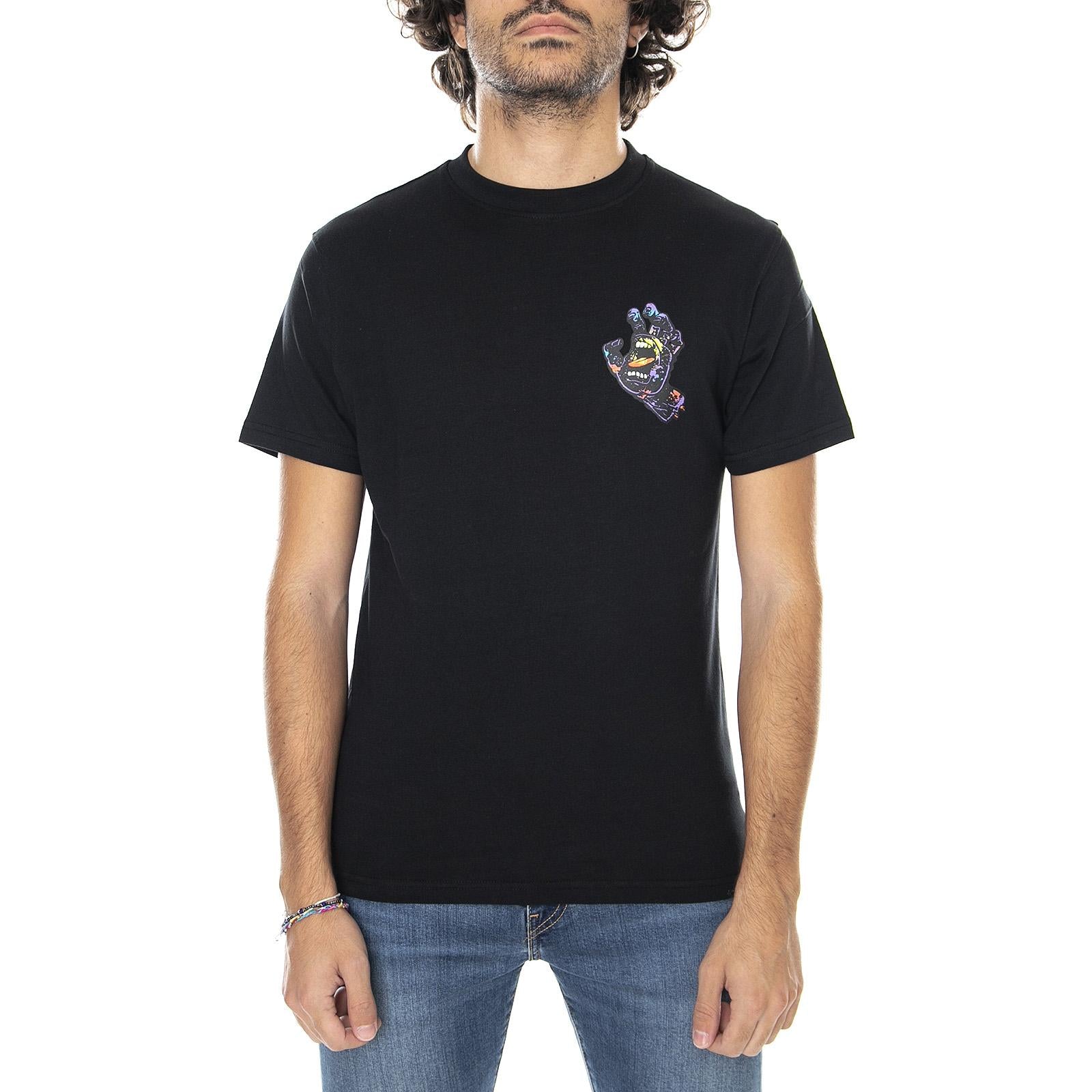  T-Shirt Hand SplatterBlack  SANTA CRUZ 