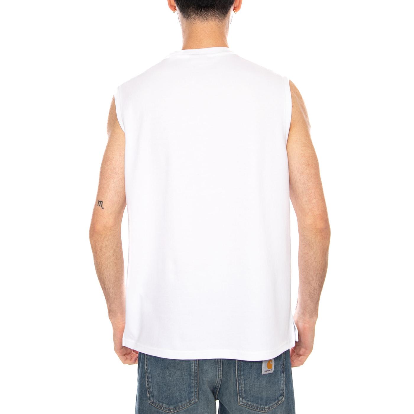 TANK TOP BRIGHT WHITE - Canotta Uomo Bianca 22032648 4996321 ONLY & SONS 