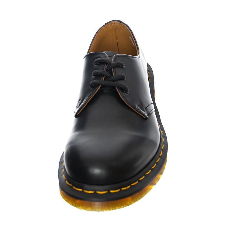 1461 Black Smooth 3 Eye Shoe - Scarpe Stringate Profilo Basso Uomo Nere 11838002 . DR.MARTENS 
