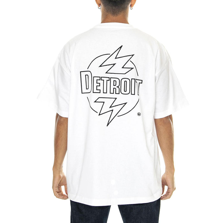 S/S Ablaze T-Shirt White / Black - Maglietta Girocollo Uomo Bianca I033639.00AXX  CARHARTT WIP 