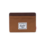 CHARLIE CARDHOLDER RUBBER CHICORY COFFEE - Kartenetui Braun ACCESSOIRES HERSCHEL
