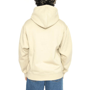 Hooded American Script Jacket Fleur De Sel - Felpa con Cappuccio e Ziip Uomo Beige I033063.2LPXX  CARHARTT WIP 