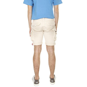 M' Crew Short Jet Stream White - Bermuda Uomo Beige 176203-578  ALPHA INDUSTRIES 