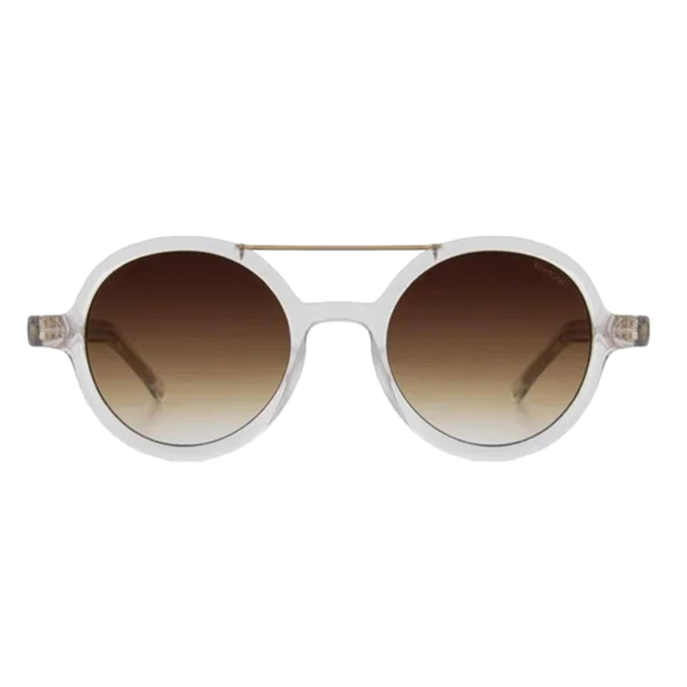 Vivien Clear UV 400 Protection Grey Sunglasses - Occhiali da Sole Viola KOM-S2109  KOMONO 