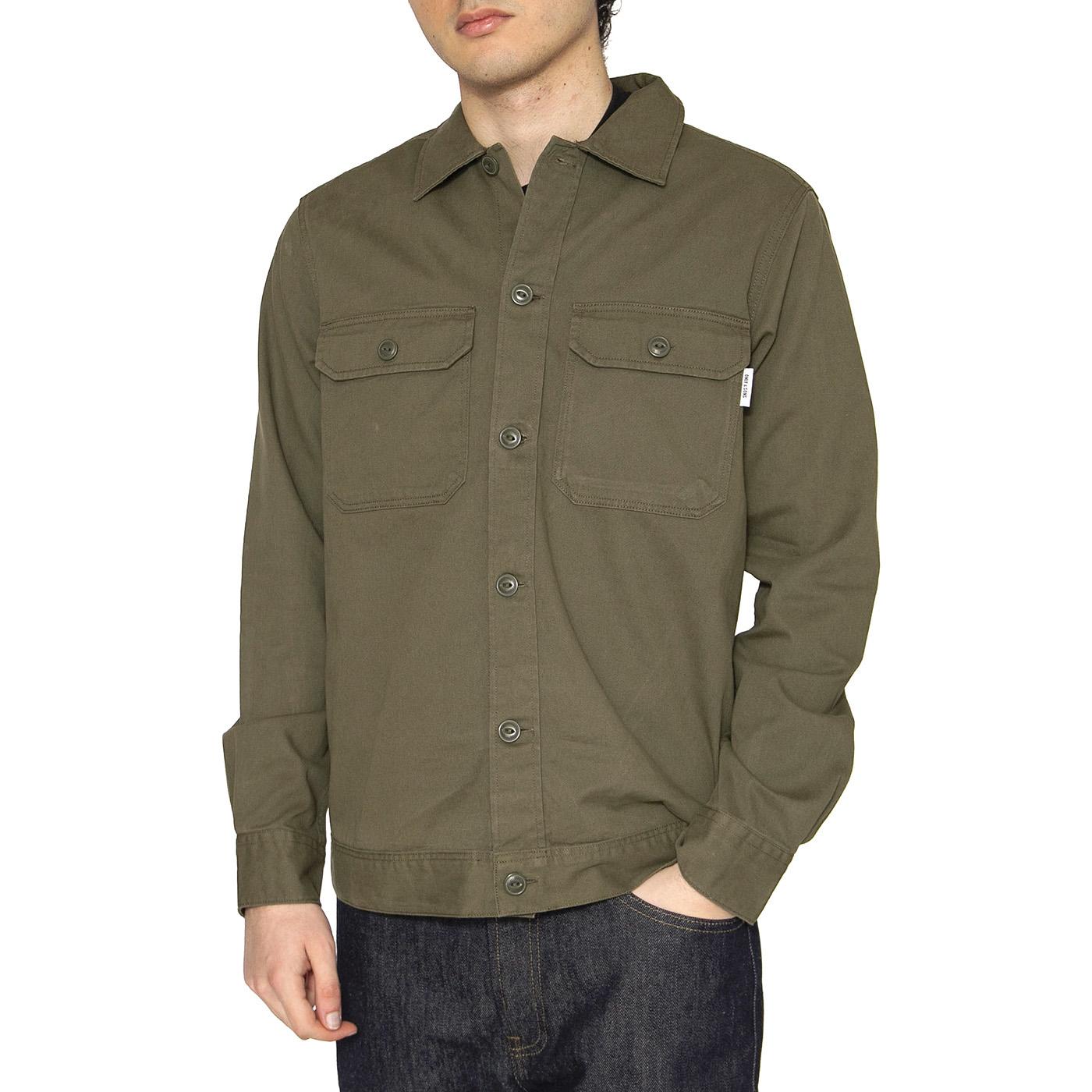 Onssilvio LS Pocket Overshirt Olive Night - Camicia Uomo Verde 22022442-OLIVE  ONLY & SONS 