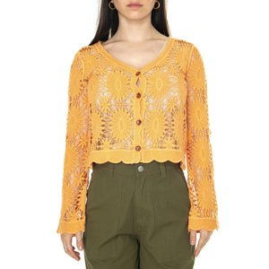 Knitted Cardigan - Cardigan Donna Arancione 85109704-153  MD'M 