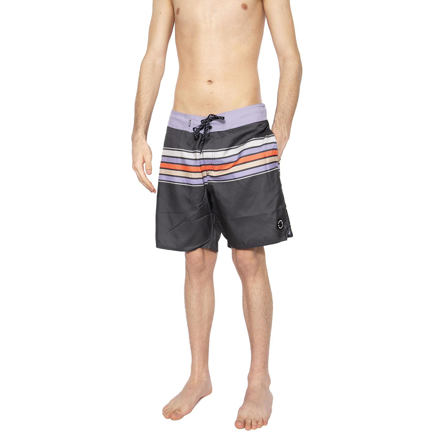 Kalford Deep Grey - Costume da Bagno Uomo Multicolore 2710821-899  PROTEST 