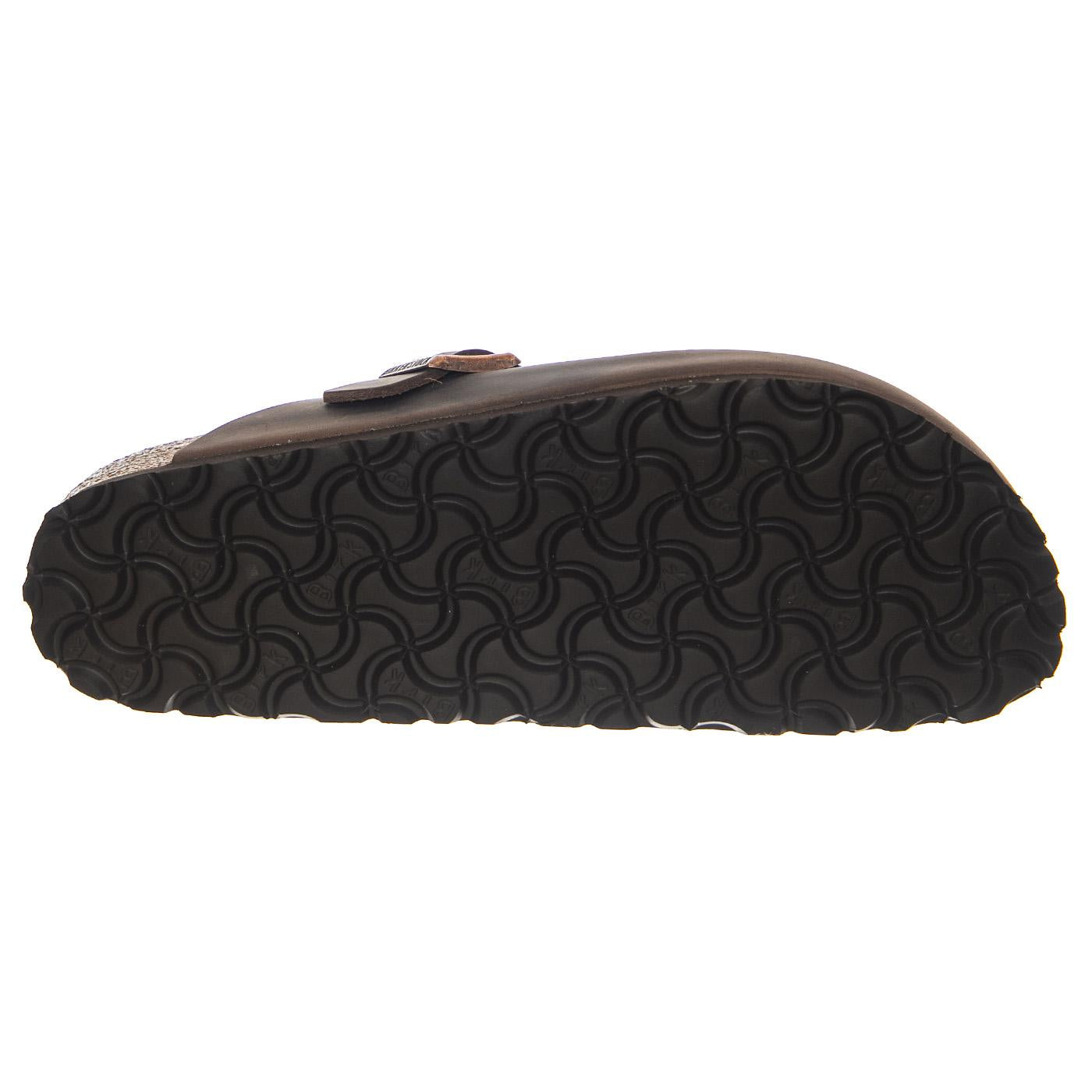 Boston BS Habana Suede Leather Brown -- Sandali Uomo Marroni 0159713 . BIRKENSTOCK 