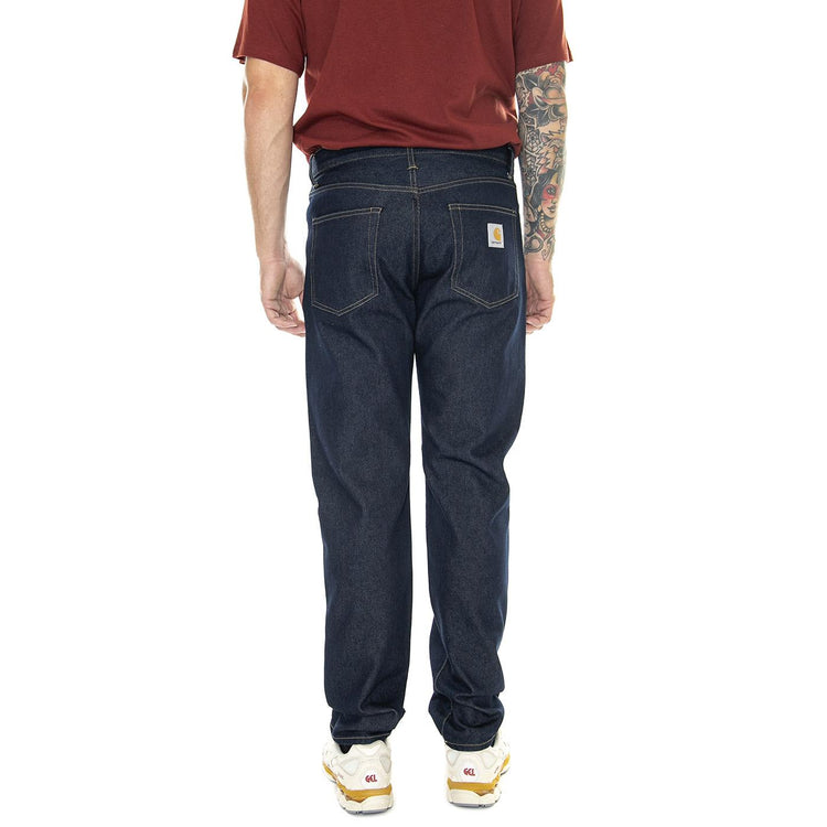 Pontiac Pant Blue /one wash - Pantaloni Uomo Blu I029210.012Y  CARHARTT WIP 