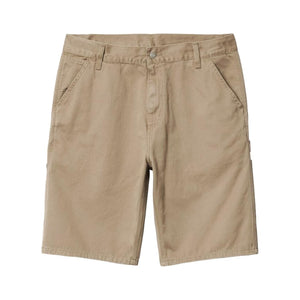 RUCK SINGLE KNEE SHORT LEATHER STONE WASHED - Bermuda Uomo Beige I024892-8Y06 . CARHARTT WIP 