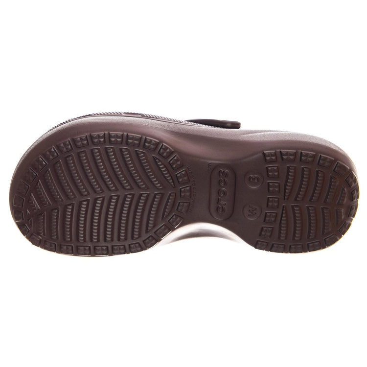 Classic Platform Lined Clog W DKCH - Sandali Donna Bordeaux CR.207938-DKCH  CROCS 
