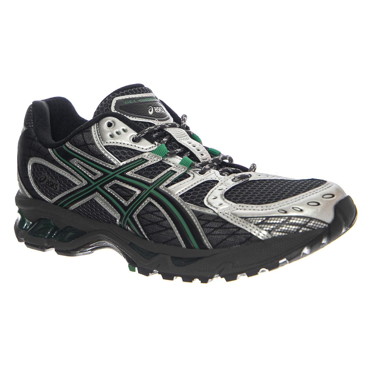 GEL-NIMBUS 10.1 Obsidian Grey / Green Basil Shoes - Scarpe Stringate Uomo Grigio / Multicolore 1203A543-022  ASICS 