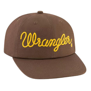 ROPE LOGO CAP BRACKEN, OS Brown - Cappellino con Visiera Marrone 112378825 BRN WRANGLER 