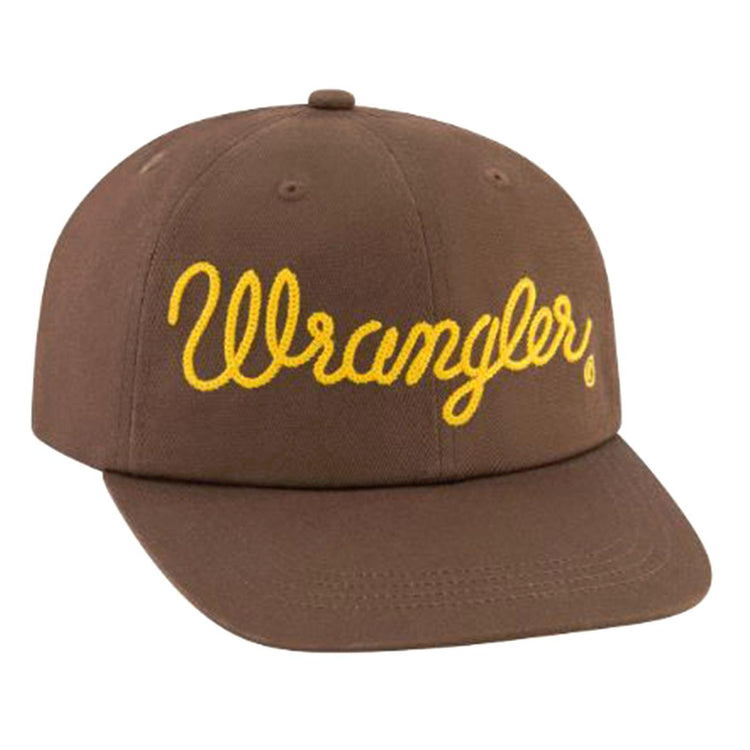 ROPE LOGO CAP BRACKEN, OS Brown - Cappellino con Visiera Marrone 112378825 BRN WRANGLER 