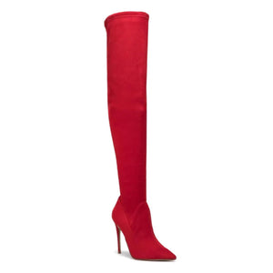 DADE RED MICROSUEDE - Stivali Alti Donna Rossi SMSDADE-RED . STEVE MADDEN 