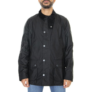 Bodey Wax Black Grey Stone Tartan - Giacca Invernale Uomo Nera 222MMWX1843-BK71  BARBOUR 