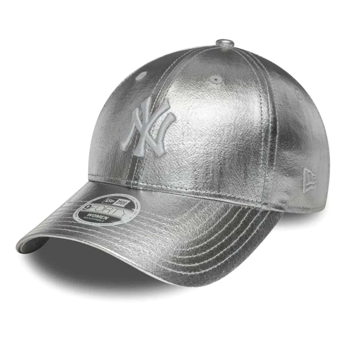 Female Metallic 9FORTY® New York Yankees Silver - Cappellino con Visiera Argento 60758957 MTS NEW ERA 