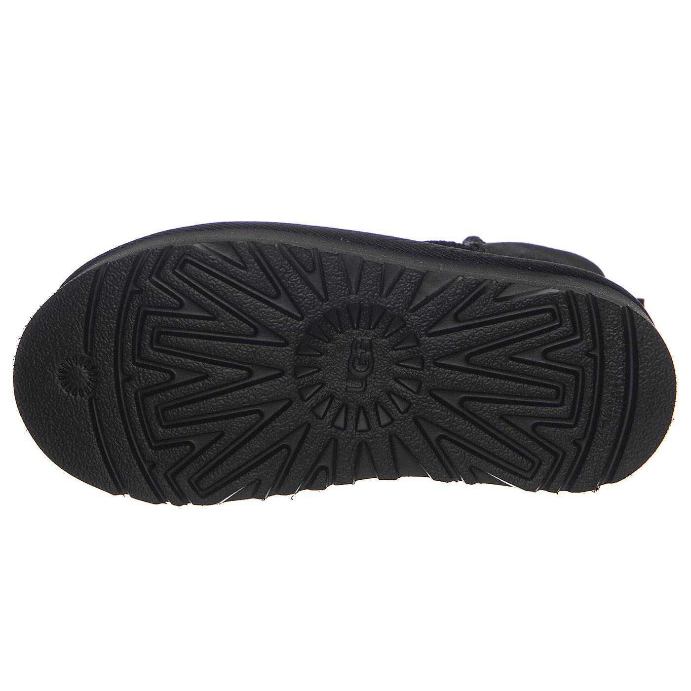 Mount Hope Fleece Black - Stivaletti Bambini Neri 1143700K-BLK  UGG 