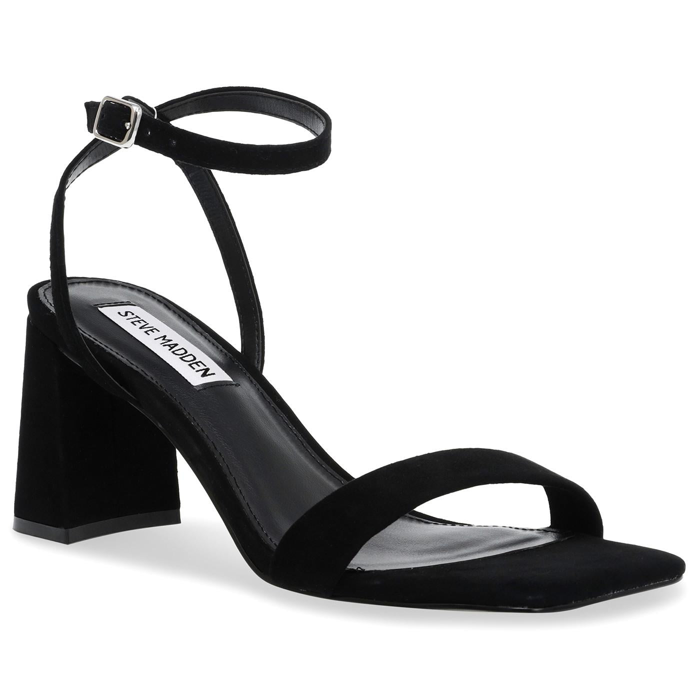 Luxe Black Suede - Sandali Donna Neri SMSLUXE-BLKS  STEVE MADDEN 