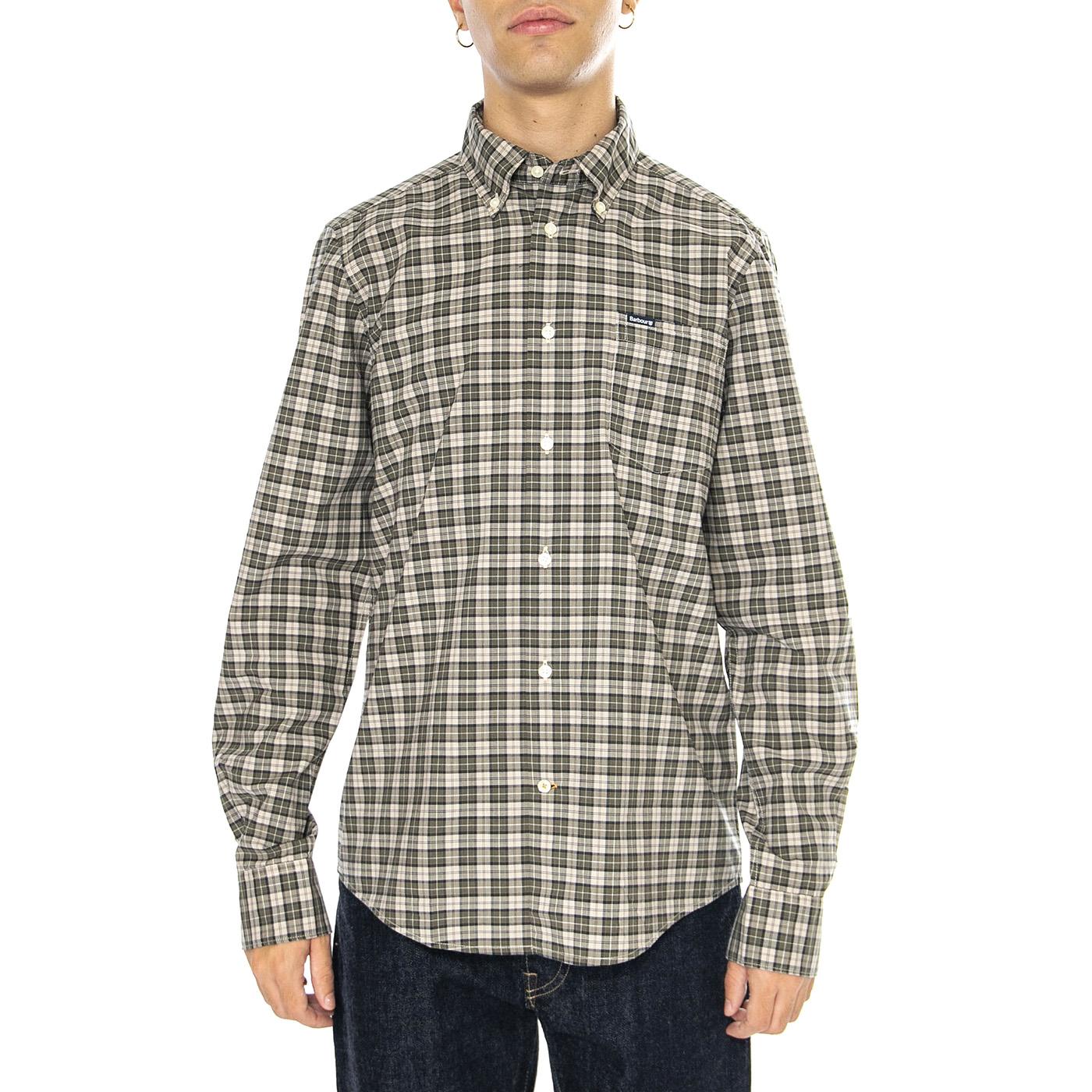 Lomomd Tailored Shirt Forest Mist - Camicia Uomo Multicolore MSH5023-TN16  BARBOUR 