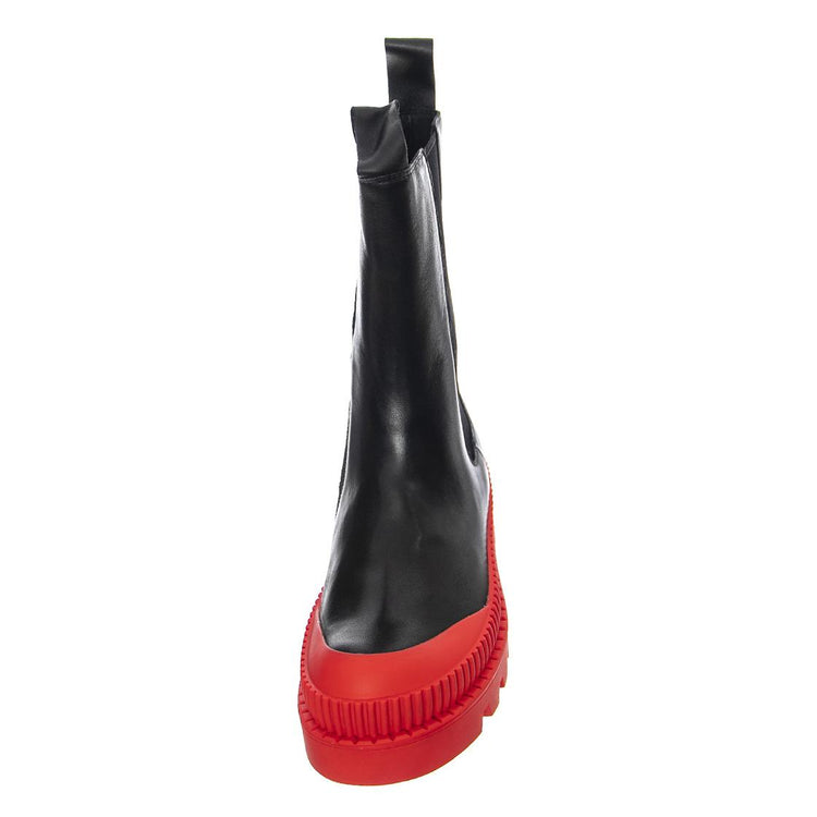 Womens Trecking Black / Red Boots JCSJC97021-BLA  JEFFREY CAMPBELL 