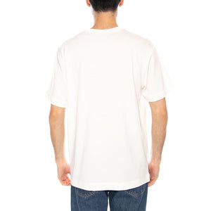 POCKET TEE WORN WHITE - Maglietta Girocollo Uomo Bianca 112371499 WHT WRANGLER 