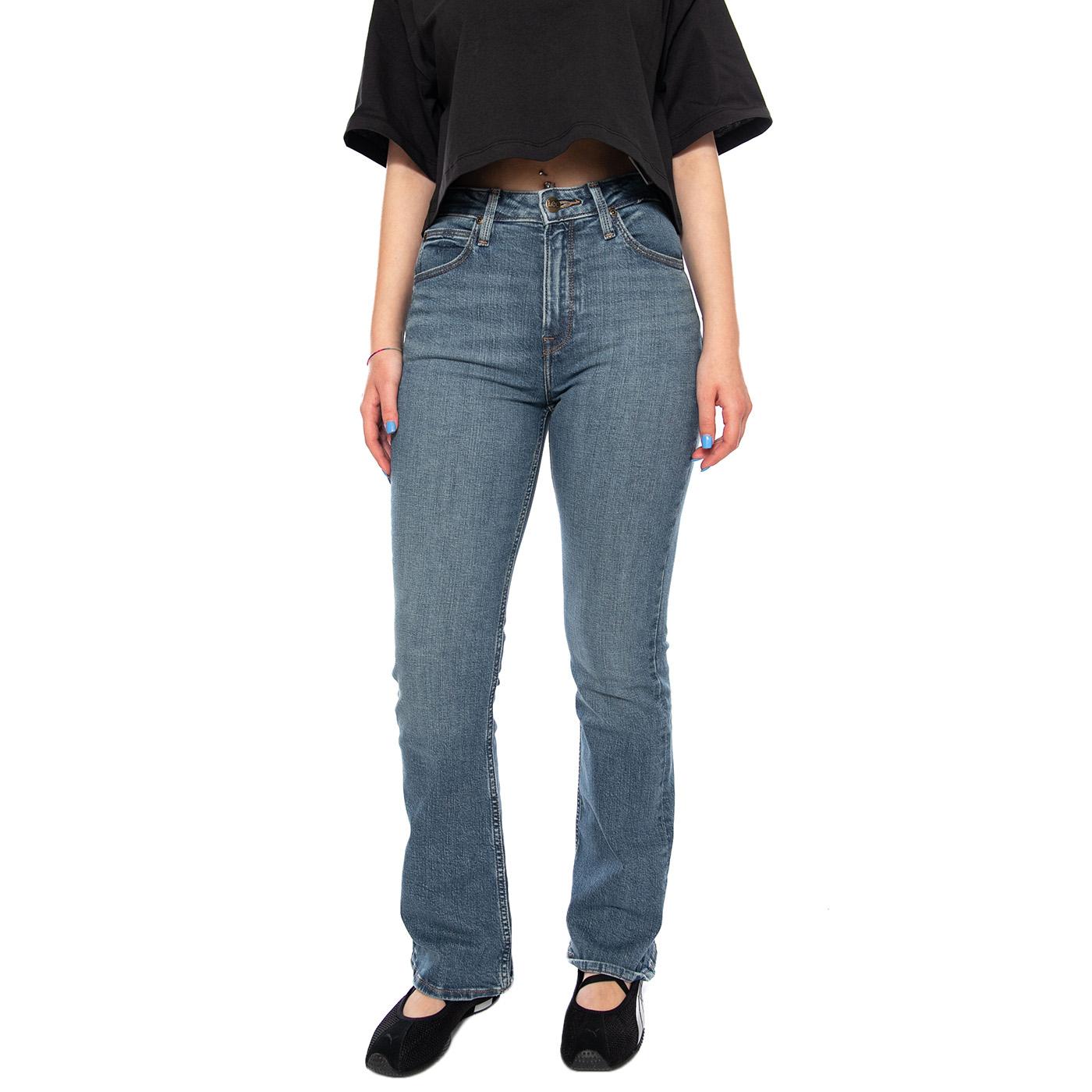 BREESE BOOT VALIANT BLUE - Pantaloni Denim Jeans Donna Blu 112355273 BL LEE 